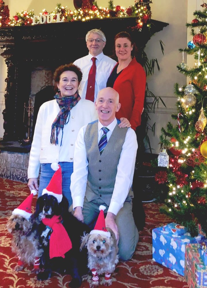 Festive greetings from everyone here at Coul House near Inverness