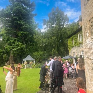 Wedding party at Coul