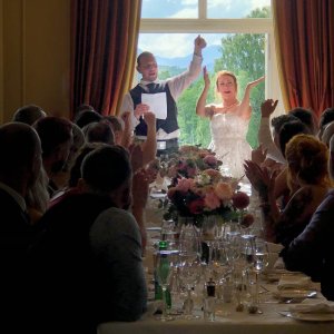 Wedding party at Coul